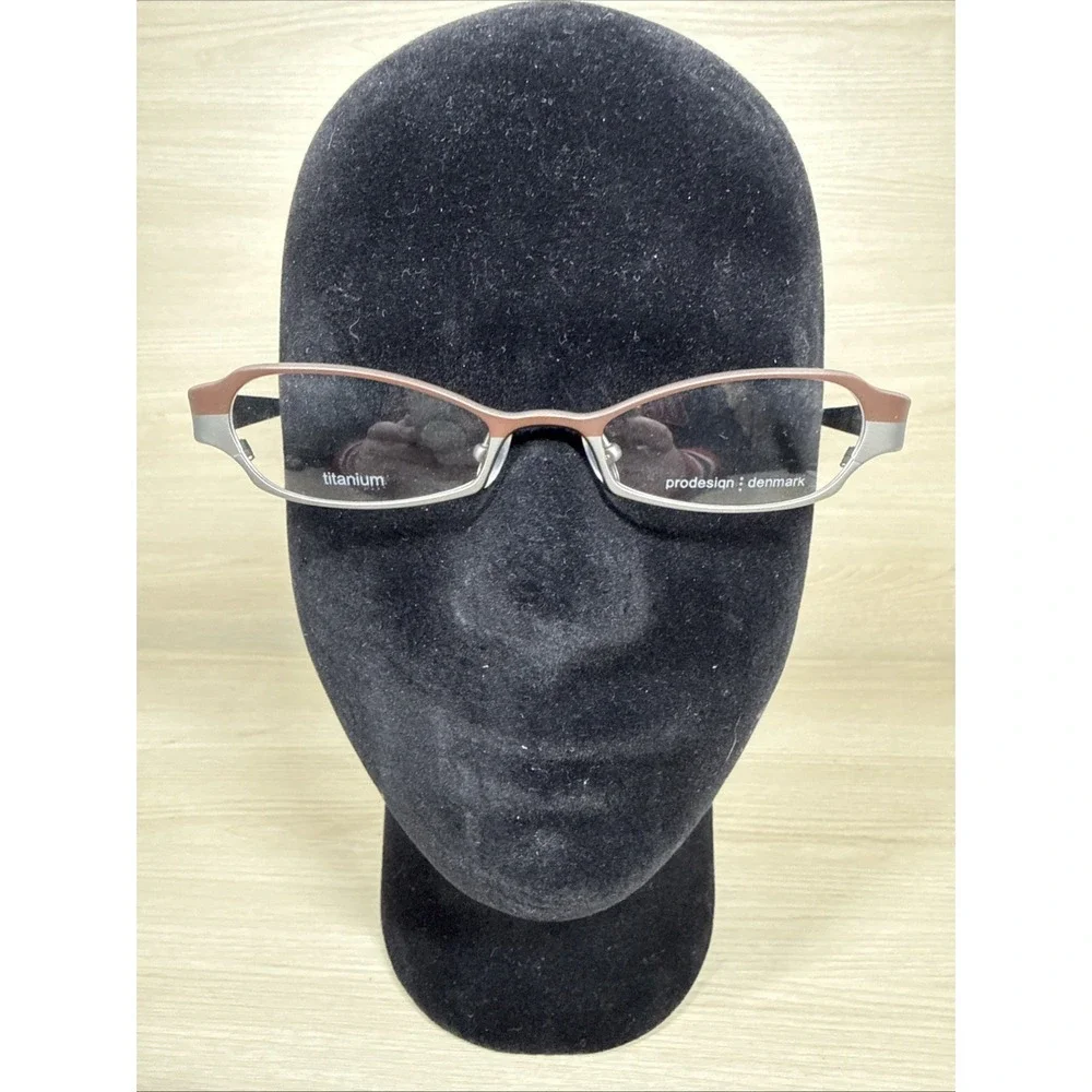 Prodesign: denmark 4315 C.5031 Brown Two Tone Oval Metal Sunglasses Frames 48/18